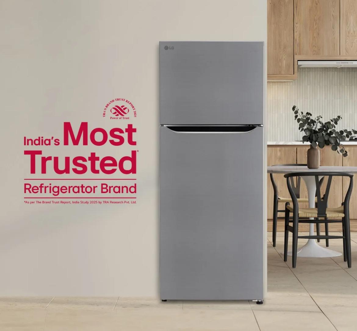 LG 242 L 2 Star Frost-Free Smart Inverter Double-Door Refrigerator (Model GL-N292BDSY)