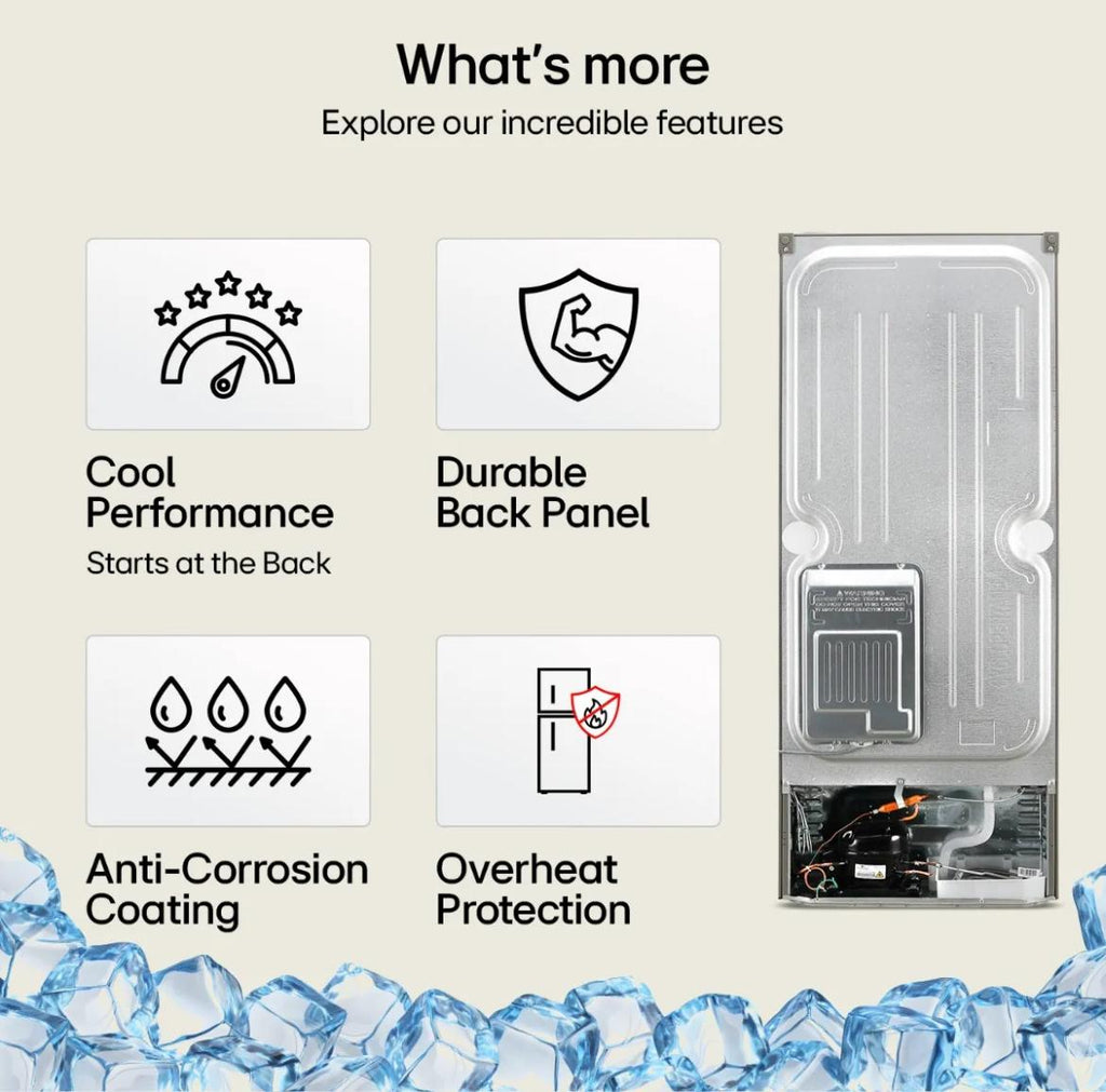 LG 242 L 2 Star Frost-Free Smart Inverter Double-Door Refrigerator (Model GL-N292BDSY)