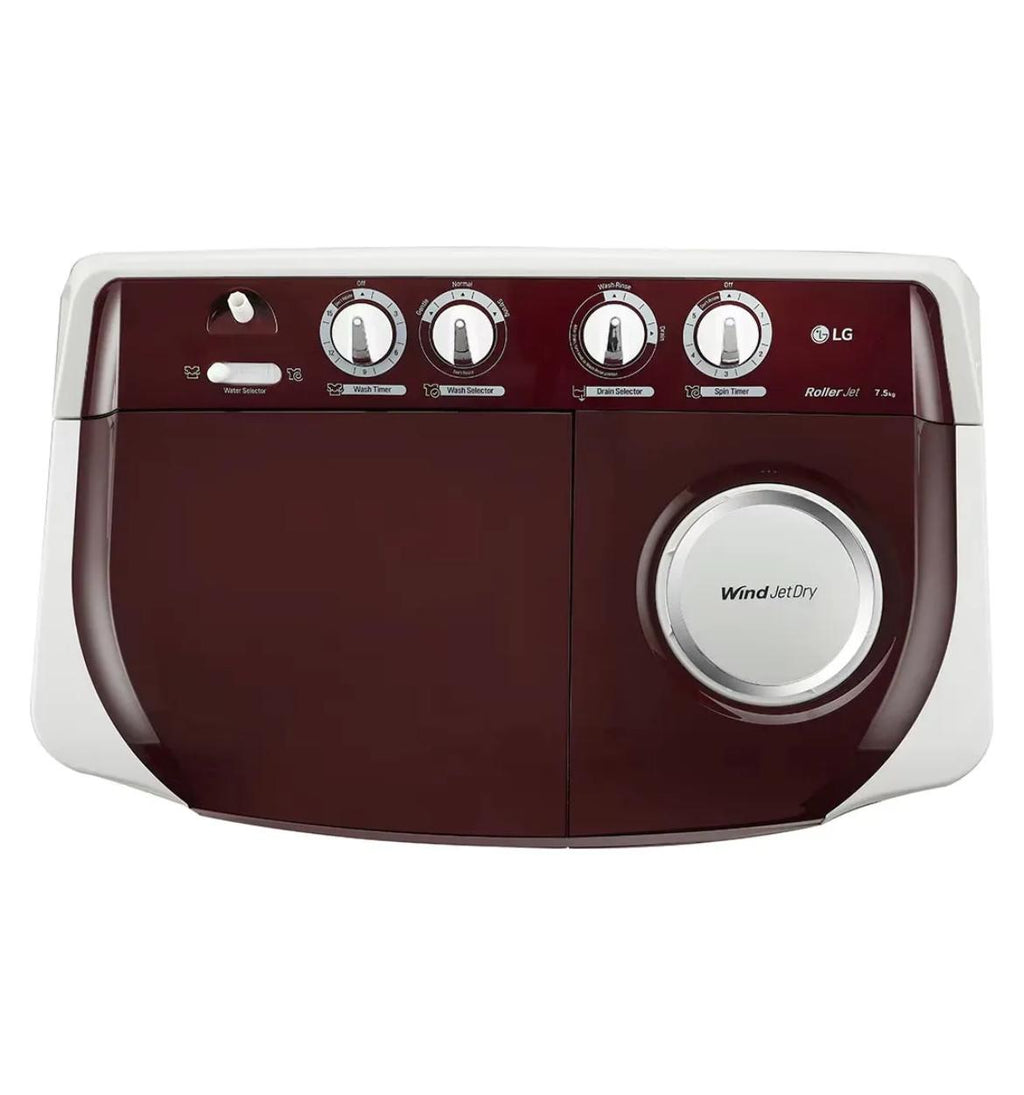 LG 7.5kg 5 Star Semi-Automatic Washing Machine P7510RRAZ