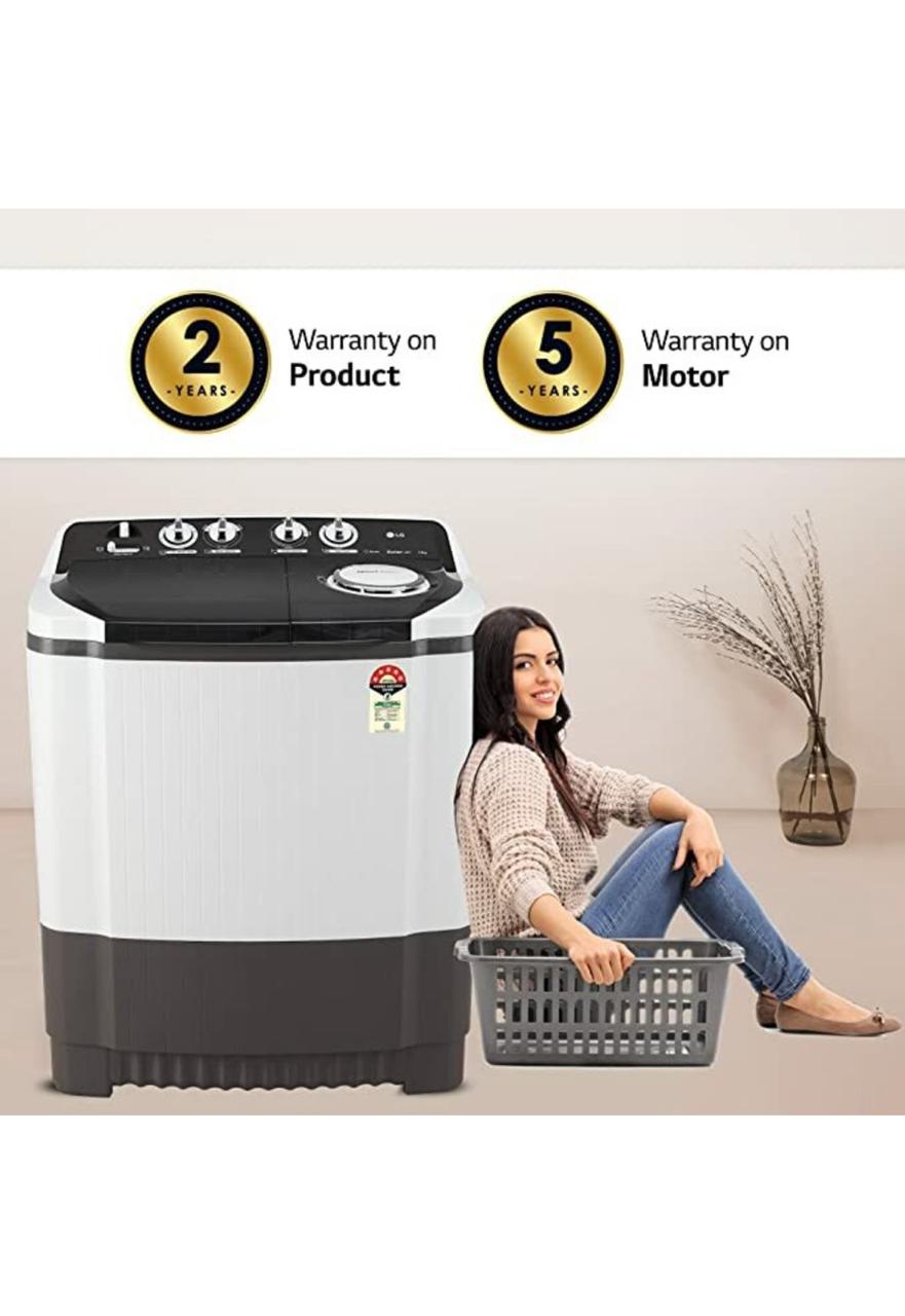 LG P8015SGAZ 8 kg Semi‑Automatic Top Load Washing Machine