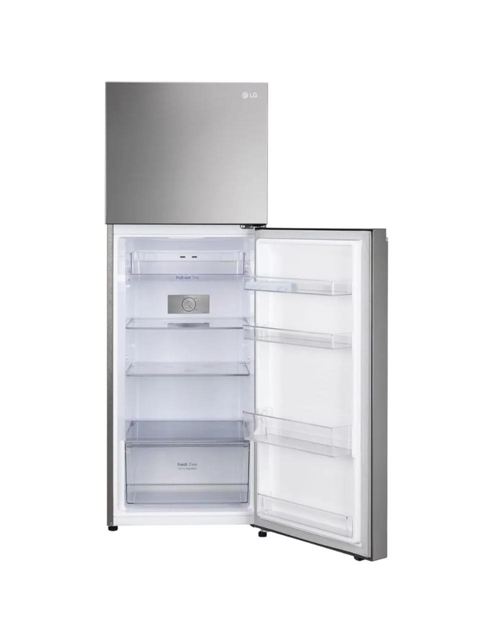 LG 322 L 2 Star Frost‑Free Double Door Refrigerator, Shiny Steel GL‑S342SPZY