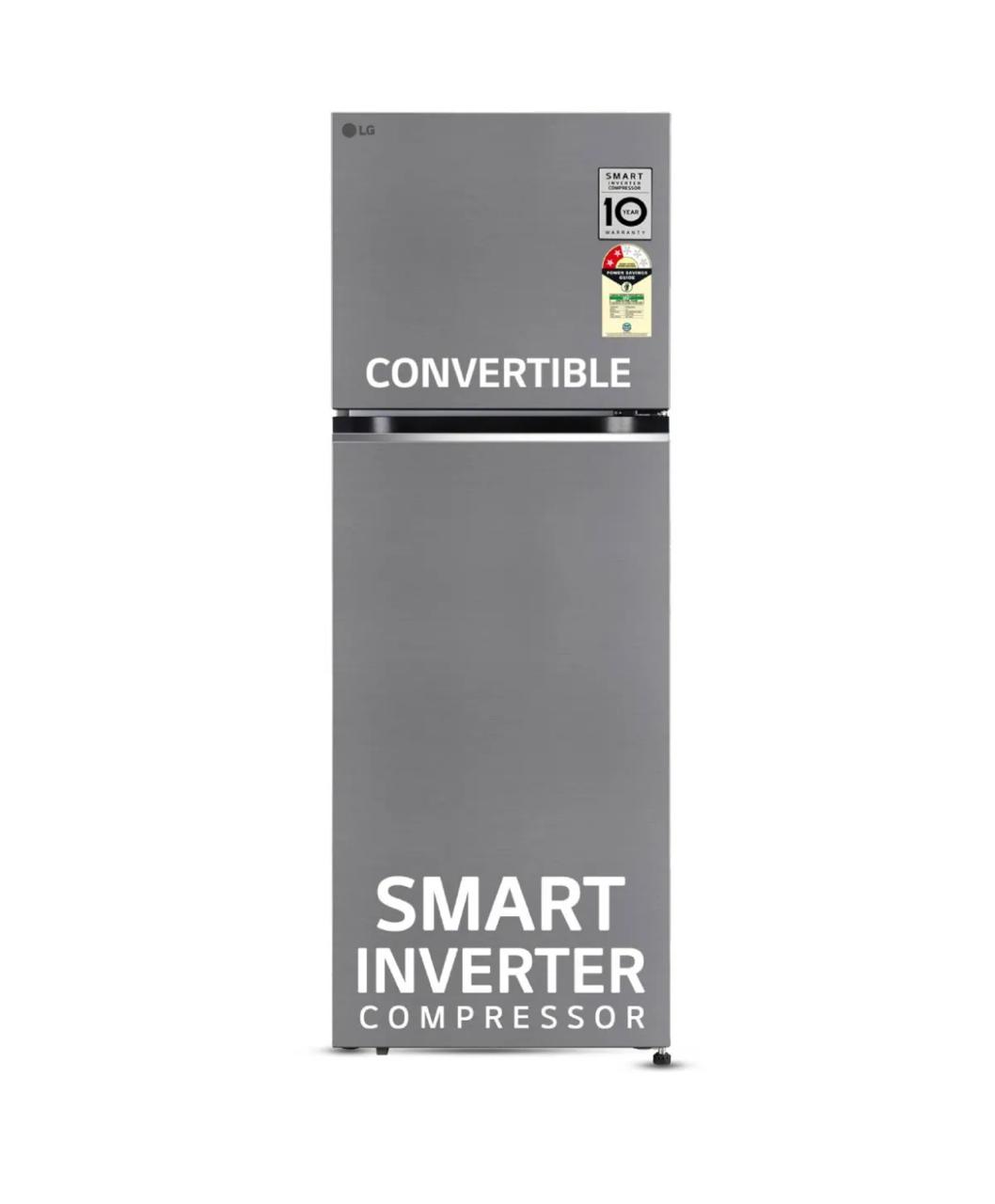 LG GL‑S382SPZY – 343 L Frost-Free Smart Inverter Convertible Refrigerator